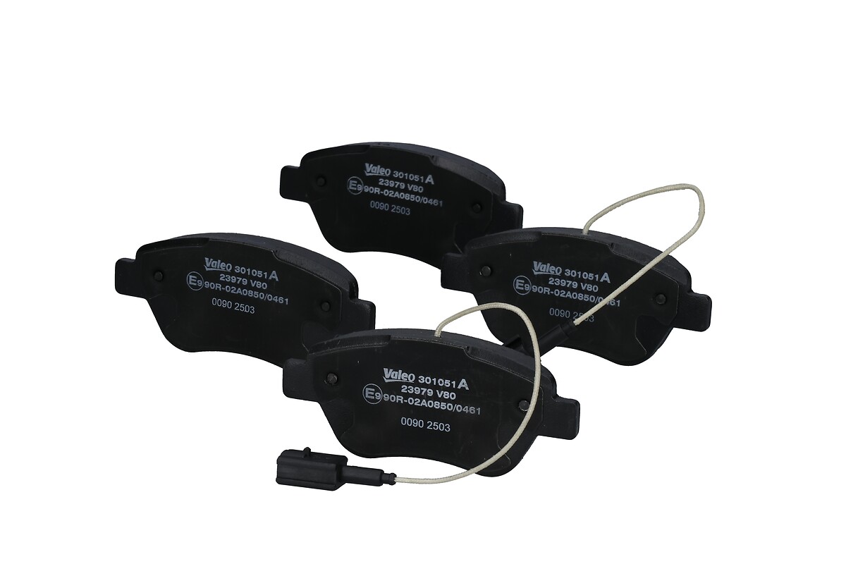 Jeu de 4 plaquettes de frein VALEO ref. 301051A